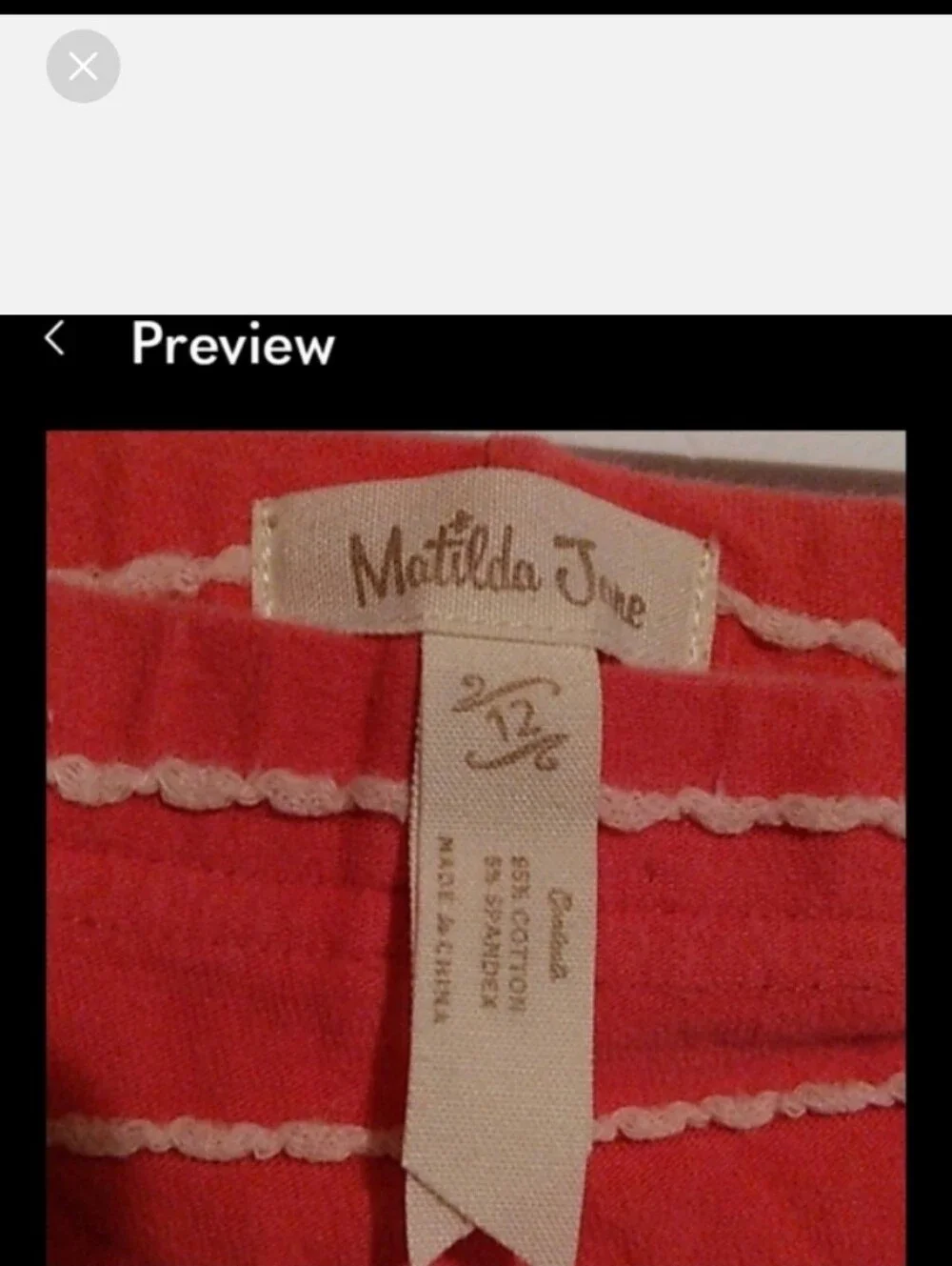 2#Matilda Jane Girls Pink Striped & VineYard Bines Patterned Leggings Set